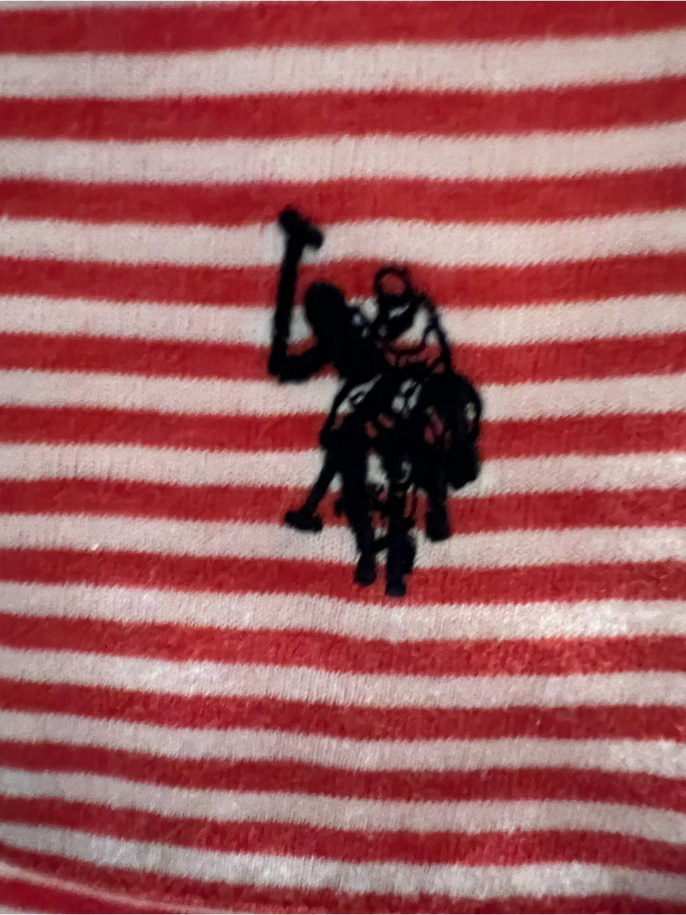 Boy’s U.S. Polo Assn. Blue Chambray Button-Down & Red Striped Polo Shirts - Picture 11 of 11